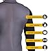 CtriLady Men's Best Neoprene Wetsuit Jacket Front Zipper Long Sleeves Workout Tank Top for Swimming Snorkeling Surfing (Grey, S)