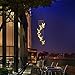 IMAGE Solar Wind Chimes Warm White Hummingbird Chimes Mobile LED Wind Chimes for Mother Home Garden Decor Patio Yard Lawn