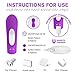 G Spot Vibrator with Clitoris Stimulator Wireless Remote Paar-Vibrator for Couple Sex Fun, Treediride 2.0 Upgrade 9 Vibration Modes Clitoris Orgasm Tool Dual Motor Vaginal Anal Sex Toy (Purple)