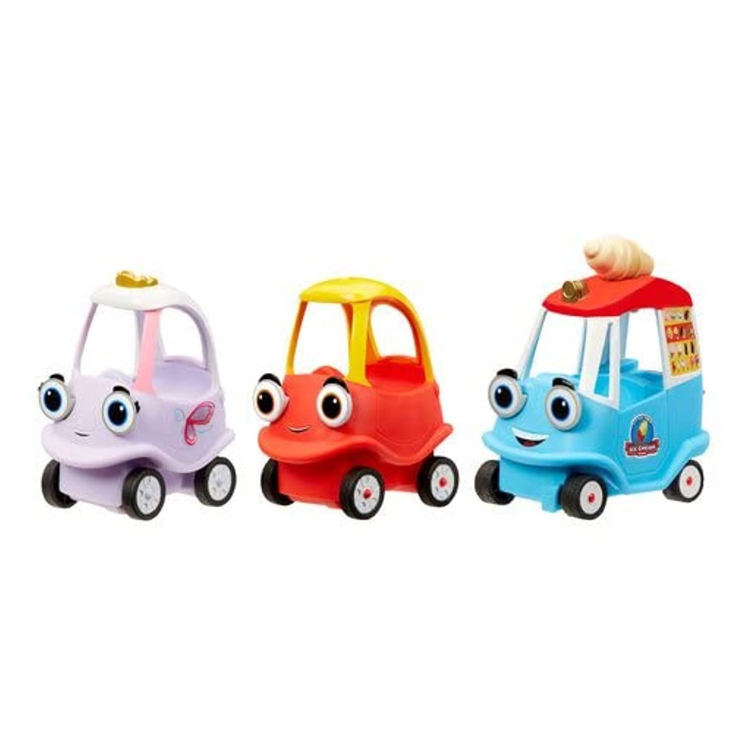 little tikes Let's Go Cozy Coupe - Cozy Mini Push and Play Vehicle - For Tabletop & Floor Push Play Car Fun - Suitable For Toddlers From 3 Years