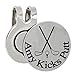 LGU Personalized Kicks Putt Golf Ball Marker Pocket Token Golf Accessory Magnetic Hat Clip with Coin
