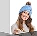 Brook + Bay Faux Fur Pom Pom Beanie - Stay Warm & Stylish - Thick, Soft & Chunky Cable Knit Beanie Hats for Women & Men - Serious Beanies for Serious Style