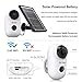 Outdoor Wireless Security Camera - Solar Cameras Battery Powered for Home - HD 1080P Rechargeable Power Operated Outside Camaras,Wirefree House Video Surveillance CCTV System 2-Way Audio,Night Vision