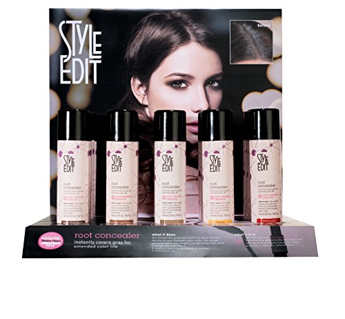 Style Edit Root Concealer, Black Dark Brown, 2 Ounce 