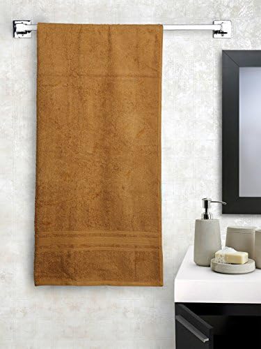 LUSHOMES Olive Brown Super Soft and Fluffy Bath Towel (Size: 24" x 48”, Single Pc, 450 GSM)