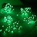 Abkshine 4-Pack 50 Led St Patrick's Day String Lights, Battery Operated Portable LED Lights for St.Patricks Day Decoration Irish Party Decor (Set of 4, Green Light)
