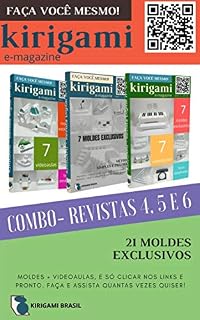 Livro Kirigami - COMBO edições 04, 05 e 06