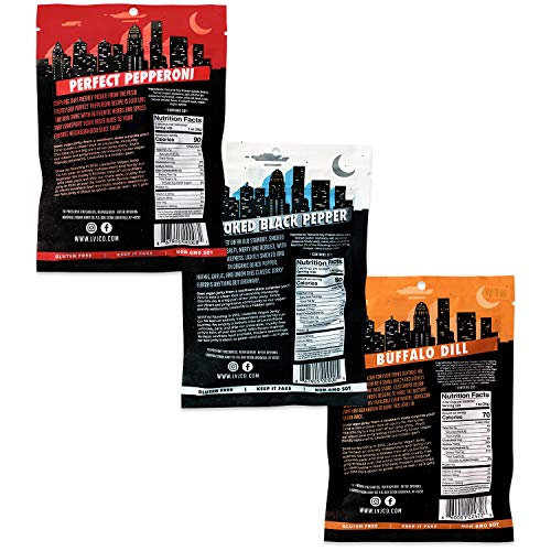 Louisville Vegan Jerky Variety Pack, Vegetarian & VeganFriendly