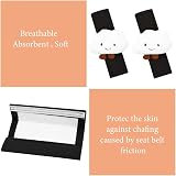 URAQT Car Seat Belt Pads 2Pcs Universal Kids Comfort Protectors Clouds view 3