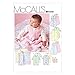 McCall's Patterns M7219 Infants' Buntings, Jumpsuits, Hats and Blanket Sewing Template, in One Envelope