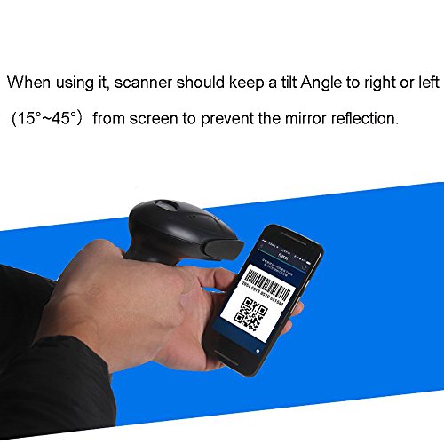 Kercan Automatic CCD Wired USB 2D QR PDF417 Data Matrix Barcode Scanner CCD Bar Code Reader