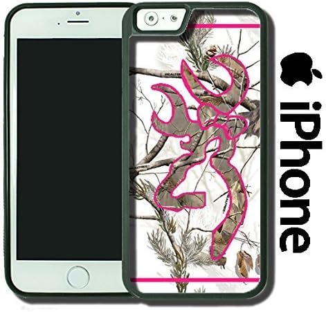 Ships From U S A Country Girl Snow Camo and Pink Buck Iphone 6 4.7 Screen Snap-on Case