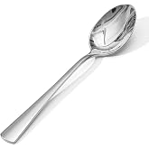 KINGSTONE 4 Piece Dinner Spoons Set, 18/10 Stainless Steel Spoons | 8.15 Inch, Food Grade, Mirror Polished, Dishwasher Safe, Rust Resistant, for Home Kitchen, Weddings, Parties &amp; Restaurants