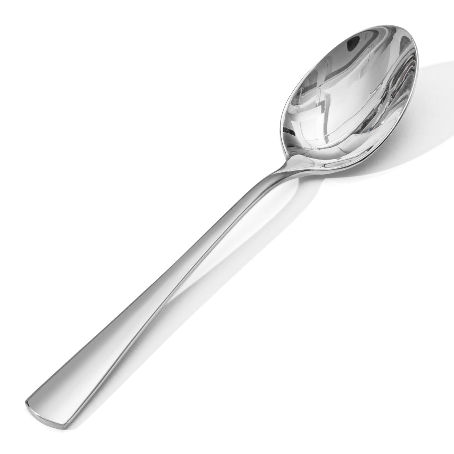 Photo 1 of KINGSTONE 4 Piece Dinner Spoon Set, 18/10 Stainless Steel Spoons, Silver Food Grade Table spoons of 4, Metal Spoons for Home, Kitchen, Weddings, Parties or Restaurant, Dishwasher Safe-8.15inches