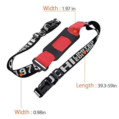 WINGOFFLY Letter Shoulder Strap to Carry Your Kids Bike Balance Bicycle Accessories with Velcro and Adjustable Straps Extendable Moving & Kick Scooter Carrying Strap (Style A) - Thumbnail 2