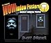 WOWindow Posters Silent Shrieker Halloween Window Decoration One 34.5