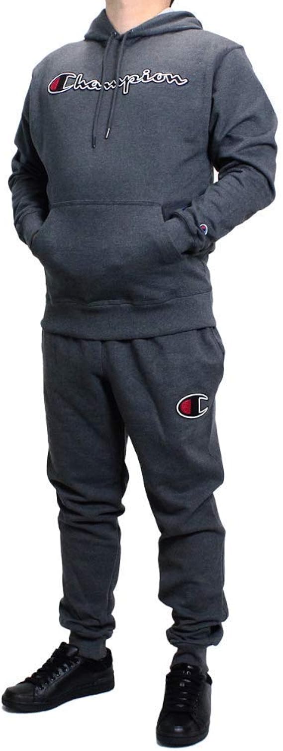 champion sweatshirt and sweatpants set