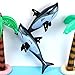 meekoo 3 Pieces Inflatable Shark Inflatable Ocean Animal Pool Toys for Beach and Party Decorations, 31.5 Inches