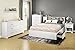 South Shore Fusion Bookcase Headboard, Queen, Pure White