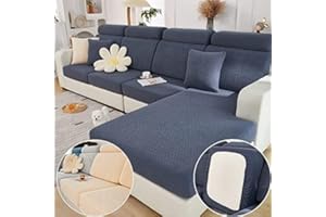 LAZGET Magic Sofa Covers,Sofa Hero Covers,2024 New Wear-Resistant Universal Sofa Covers Washable Stretch Cushion Couch Covers for Sectional Sofa, (Metal Gray, Large Single Seat Cover)