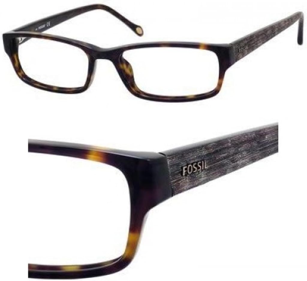 FOSSIL Eyeglasses CALVIN 0EY5 Brushed Havana 53MM Shoes
