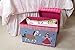 Clever Creations Collapsible Bench Storage Organizer for Bedrooms, Playrooms and Living Rooms, Perfect Size Chest for Books, Clothes, Electronics, and Gadgets, Pink & Purple Fairytale Princess