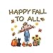 Collections Etc. Fall Garage Door Magnets, Removable Autumn Magnets with Scarecrow, Leaves, Sunflowers, Cat, Pumpkins