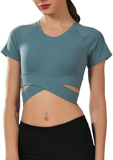 cutout workout tops