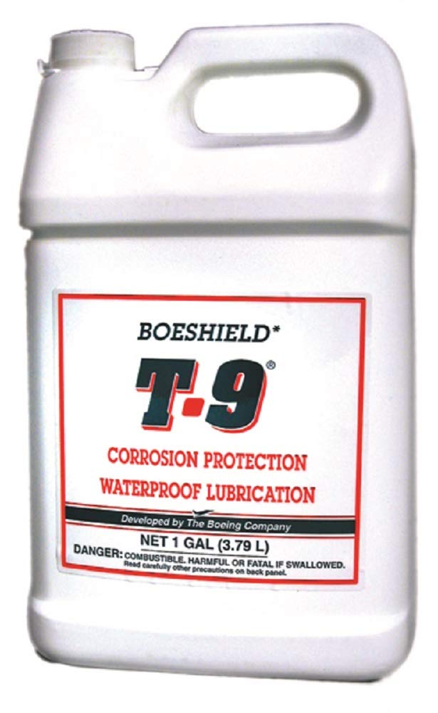 Boeshield T-9 Rust & Corrosion Protection Spray | Waterproof Lubricant, 1 Gallon