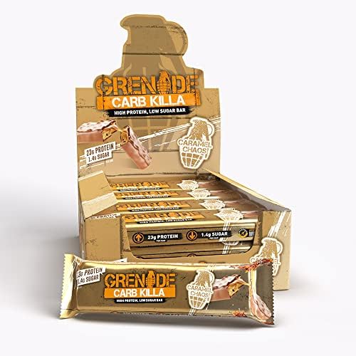 Grenade Caramel Chaos High Protein Bar 12 Pack 60 g price in Saudi