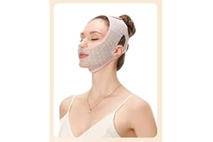 Beauty Face Contouring Sleeping Mask Chin,Reusable V Line Lifting Mask,V Line Face Masks,Face Strap Mask Band,Chin Up Mask Fa