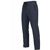 TZDNI Mens Hiking Pants Waterproof Lightweight Breathable Elastic Waist Quick Dry UPF 50+ Work Fishing HH24019M