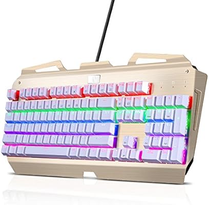 Amazon Kingtop メカニカルゲーミングキーボードx 7000 青軸採用