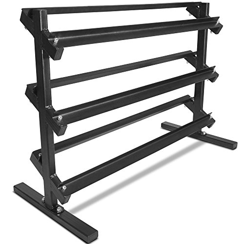 Titan Fitness 3 Tier Dumbbell Rack HD Stand for Workout Weights