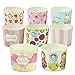 Delight eShop 50Pcs Paper Cake Cup Cupcake Cases Liners Muffin Dessert Baking Wedding Party