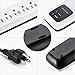 POWERADD 5-Outlet Surge Protector Power Strip 6ft Cord with Dual Smart USB Ports for Home Office Dorm