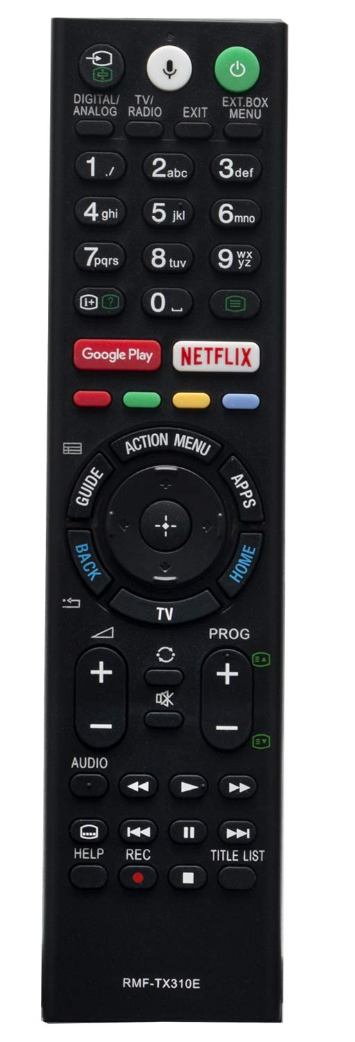 ALLIMITY RMF-TX310E Replacement Remote Control for Sony Bravia LED LCD TV KD-43XF8096 KD-43XF8505 KD-43XF8577 KD-43XF8588 KD-43XF8596 KD-43XF8599 KD-43XF8796 KD-49X E8004 KD-49XE8005