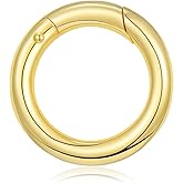 10K Gold Jewelry Clasp Necklace Extender Clasp Bracelet Extension Connector for DIY Necklace Bracelet Anklet Jewelry Making (Style 2)