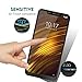 [2 Pack] Xiaomi Pocophone F1 Screen Protector, KATIAN HD Full Coverage Protector[Anti-Scratch] [No-Bubble] [Case-Friendly], 9H Tempered Glass Screen Film Xiaomi Pocophone F1 [Black]