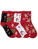 Caramel Cantina Big Girls Christmas Socks (4 Pack)
