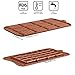 4 Pack Silicone Chocolate Molds, SENHAI 2 Types of Break Apart Non-Stick Candy Protein and Energy Bar Mold Baking Tray