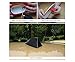 AUTOLOVER Universal Antenna Car with Blank Radio Shark Fin Antenna Shark Fin Shaped Radio Signal Decorative(Black)