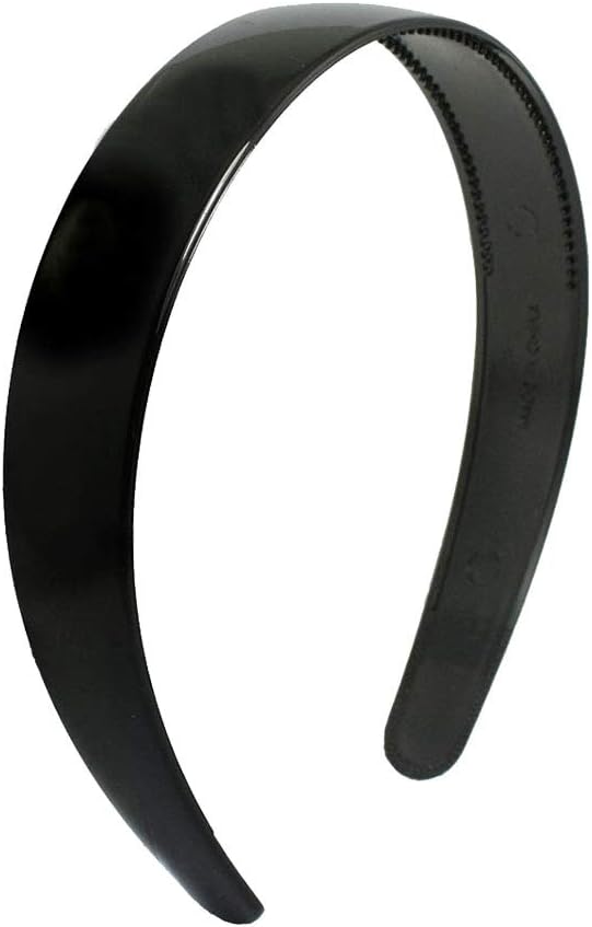 Toyvian 2.5cm Headband for Black Women with Teeth, Plastic Headband