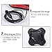 BODECIN Portable Tire Inflator, Car Tyre Air Pump Tyre Pump Portable Air Compressor Pump with Digital Display for Cars, Trucks, Bicycles or RVs, Automatic and Basketballs(Red)