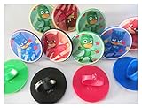 12 Pj Masks Rings cupcake toppers - birthday party favor pinata cake toys Catboy