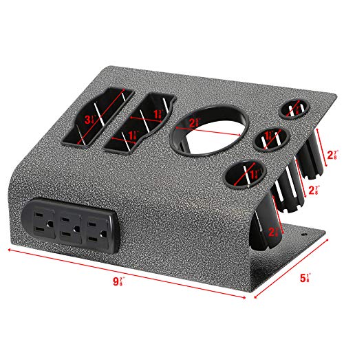 Saloniture Tabletop Hair Iron & Blow Dryer Holder Salon Appliance