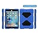 ACEGUARDER Apple Ipad Mini 2 Mini 1&2 Case Waterproof Rainproof Shockproof Kids Proof Case for Ipad Mini 2 Mini 1&2(Gifts Outdoor Carabiner + Whistle + Handwritten Touch Pen) (BLUE)
