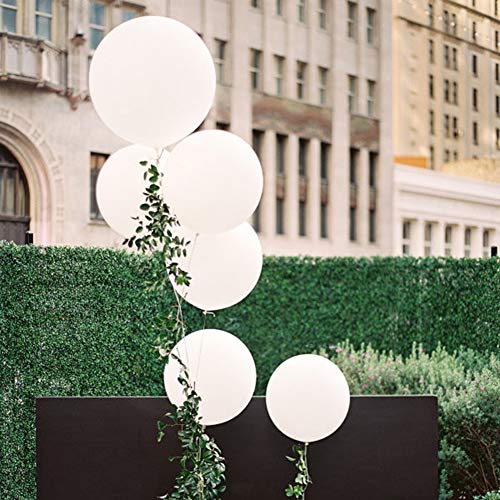 36 Inch Giant Balloons White Balloons(Premium Helium Quality), 6 Pack 36'' Large Latex Balloons for Photo Shoot/Birthday/Wedding Party/Festivals/Event Decorations ... - Thumbnail 2