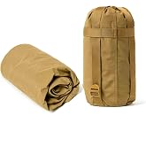 AKMAX Military Bivy Cover Sack Waterproof Sleeping Bag Shell Shelter Coyote | Waterproof Outer Cover for Sleeping Bag with Minimalist Stealth Shelter Design, Lightweight Protection for Outdoor Use