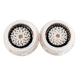 ASX Design GENERIC Brush Heads Replacement. Twin Pack for Clarisonic Mia 2, Mia, Aria, Plus, Pro. Generic Compatible